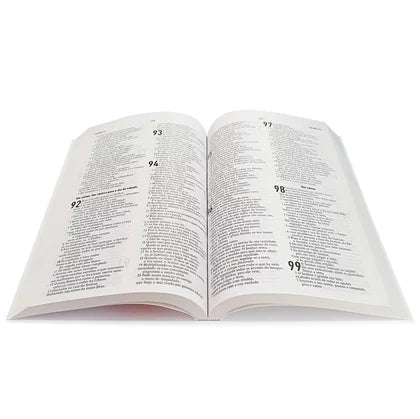 Biblia Cruz - Letra Normal - AEC -Capa PU Cinza Luxo