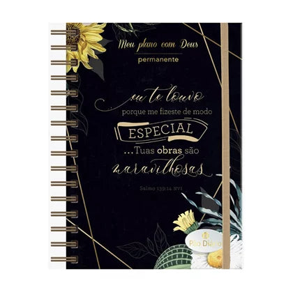 Planner Meu Plano com Deus - Eu Te Louvo - Capa Dura Espiral