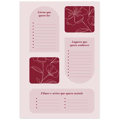 Planner Estaçoes Rose - Viviane Martinello