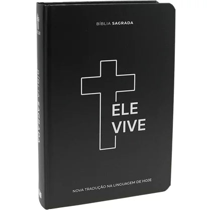 Biblia Ele Vive - Preta - NTLH - Letra Normal - Capa Dura