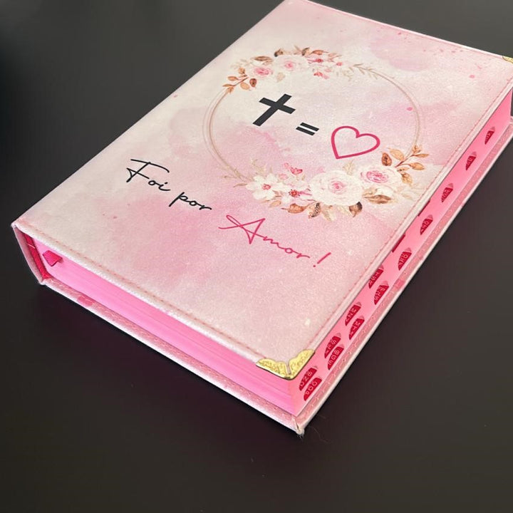 Biblia NTLH Circulo Floral Foi Por Amor