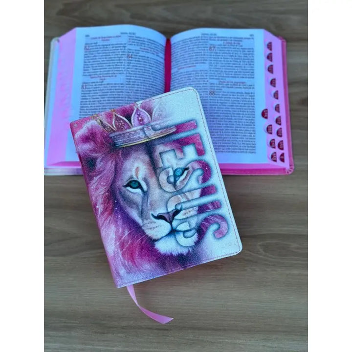 Biblia ARC Glitter  Leao JESUS