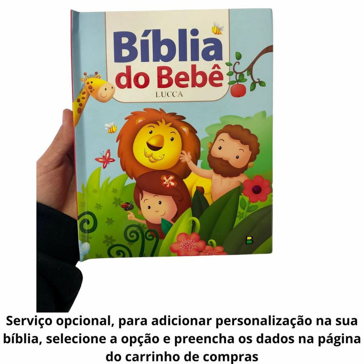 Biblia do Bebe Personalizada